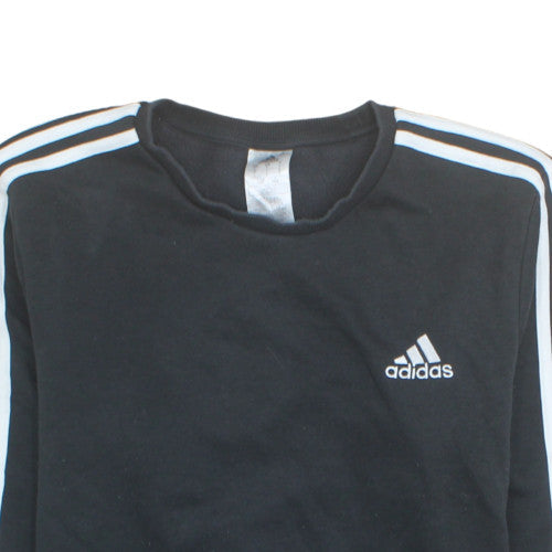 Adidas Men's Black L Crew Neck Pullover Sweatshirt