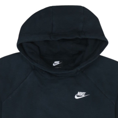 Nike Womens Black M Pullover Hoodie Cotton Blend Sweatshirt