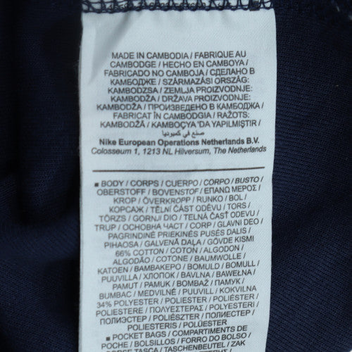 Nike Men's Blue Full Zip Hoodie Size M Classic Athletic Style