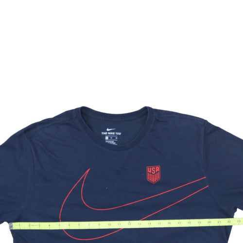 Nike Men's Navy Blue USA Dri-Fit Athletic T-Shirt XL