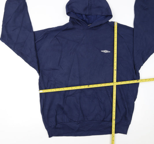 Umbro Men's Blue XL Pullover Hoodie Sports Style