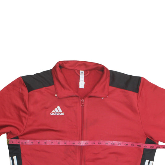 Adidas Men's Red Full Zip Sports Sweatshirt Size L