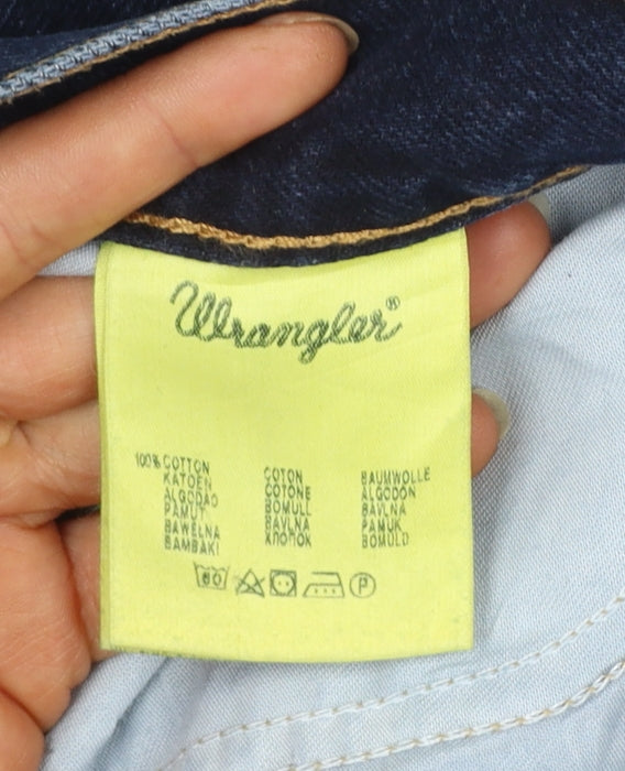 Wrangler Mens Blue Straight Leg Jeans Size 36x32 Texas Denim