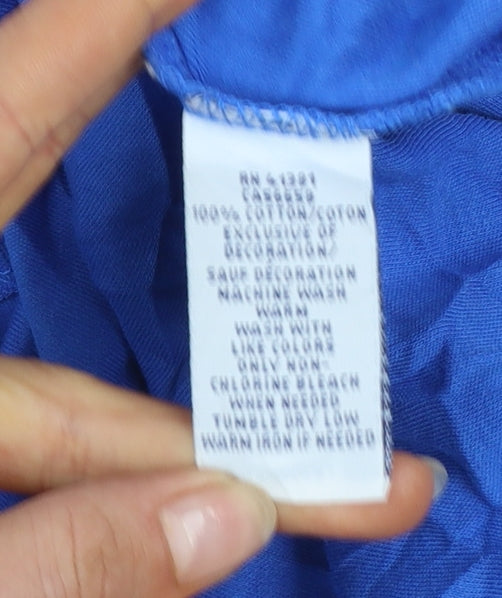 Ralph Lauren Men's Blue 2XL Classic Cotton Polo Shirt