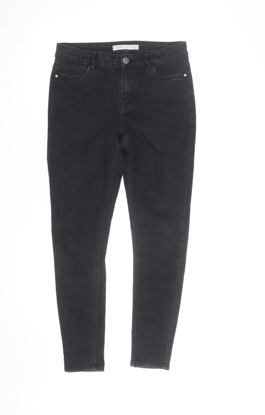 George Women's Black Skinny Jeggings Size 12 Stretch Denim