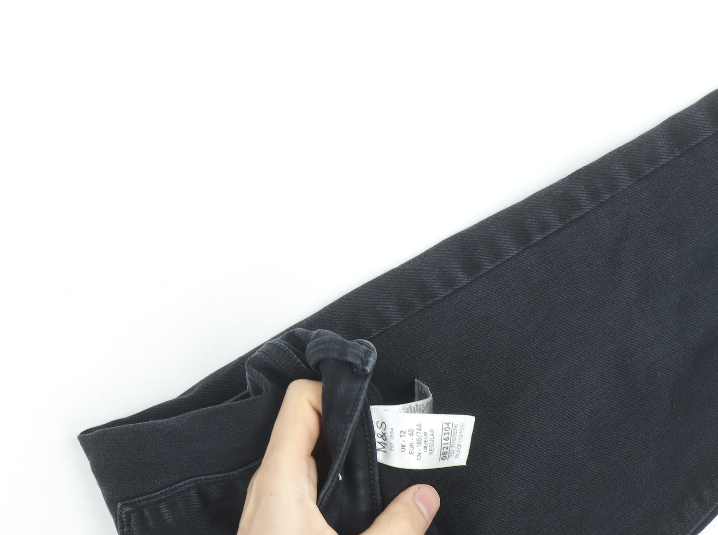 Marks and Spencer Women's Black Skinny Jeans Size 12 Regular