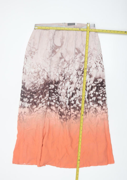 Mint Velvet Women’s Multicoloured Size 14 A-Line Midi Skirt