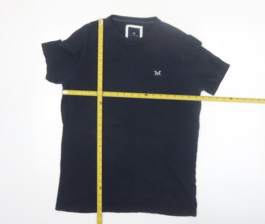 Crew Clothing Company Men's Navy Cotton Crew Neck T-Shirt M