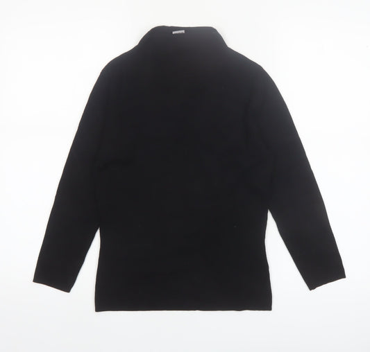Warehouse Women’s Black Roll Neck Long Sleeve Knit Jumper Size 10
