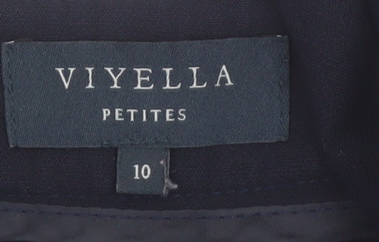 Viyella Petites Black Dress Pants Women’s Size 10 Straight Leg Trousers