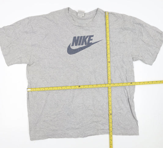 Nike Men’s Grey 2XL Sports Logo Graphic Cotton T-Shirt