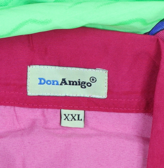Don Amigo Men's Multicoloured 2XL Hawaiian Button-Up Shirt