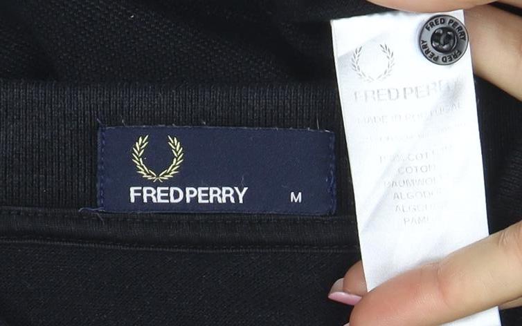 Fred Perry Men's Black Cotton Polo Shirt Size M Regular Fit