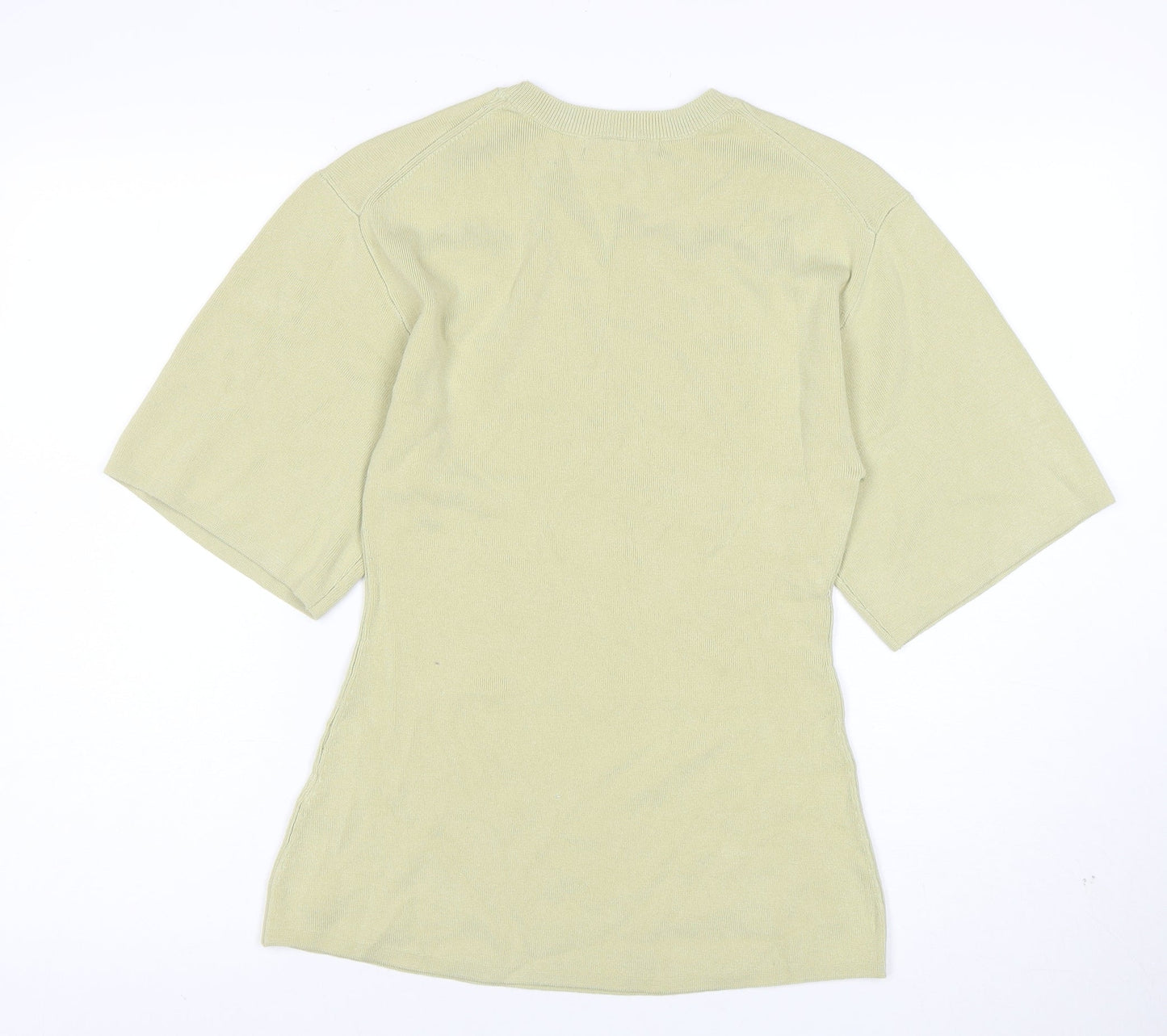 Marks and Spencer Women’s Beige Short Sleeve Knit T-Shirt Size S