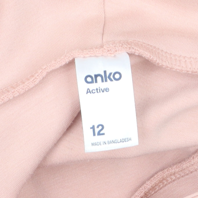 Anko Women Pink Size 12 Cowl Neck Long Sleeve Jumper