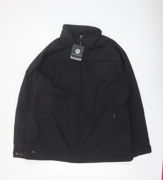Stormtech Men's Black Softshell Jacket L Water Resistant Windproof