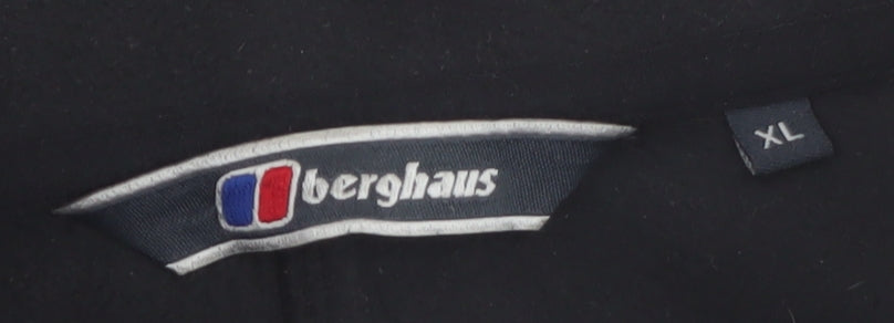 Berghaus Men’s Black XL Fleece Jacket Full Zip Lightweight Outdoor