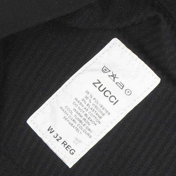 Zucci Women’s Black Regular Fit Straight Jeans W32