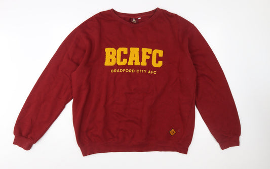 Bradford City AFC Men’s Red 2XL Pullover Sweatshirt