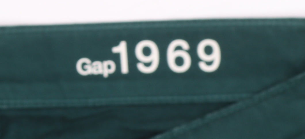 Gap Women Green 1969 Mid Rise Stretch Jegging Jeans Size 8