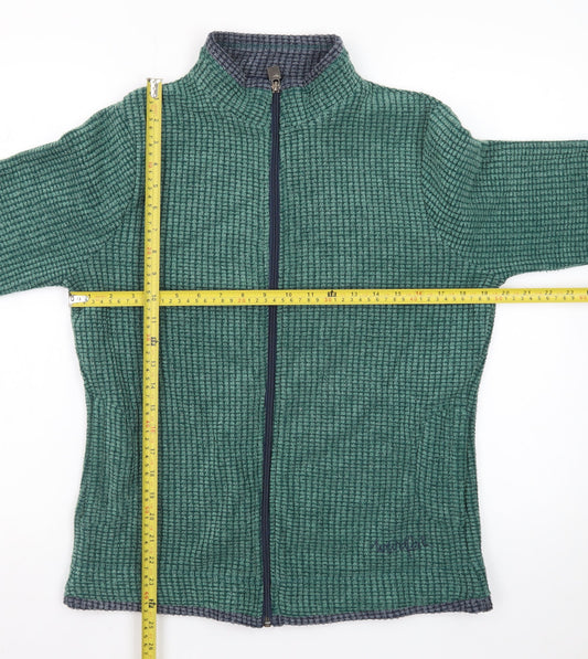 Weird Fish Men's Green Full Zip Fleece Jacket M Outdoor Casual