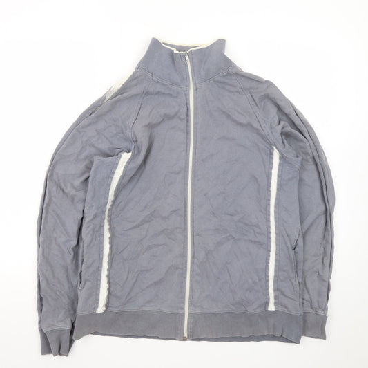 Petroleum Forward Men's Grey Full Zip Cotton Jacket Size M