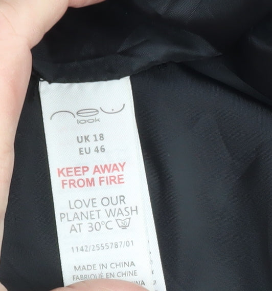 Womens UK Size 18 New Look Regular Black Blazer