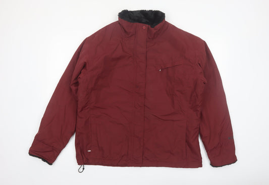 Columbia Women's Red XL Puffer Jacket Waterproof Winter Outdoor Coat
