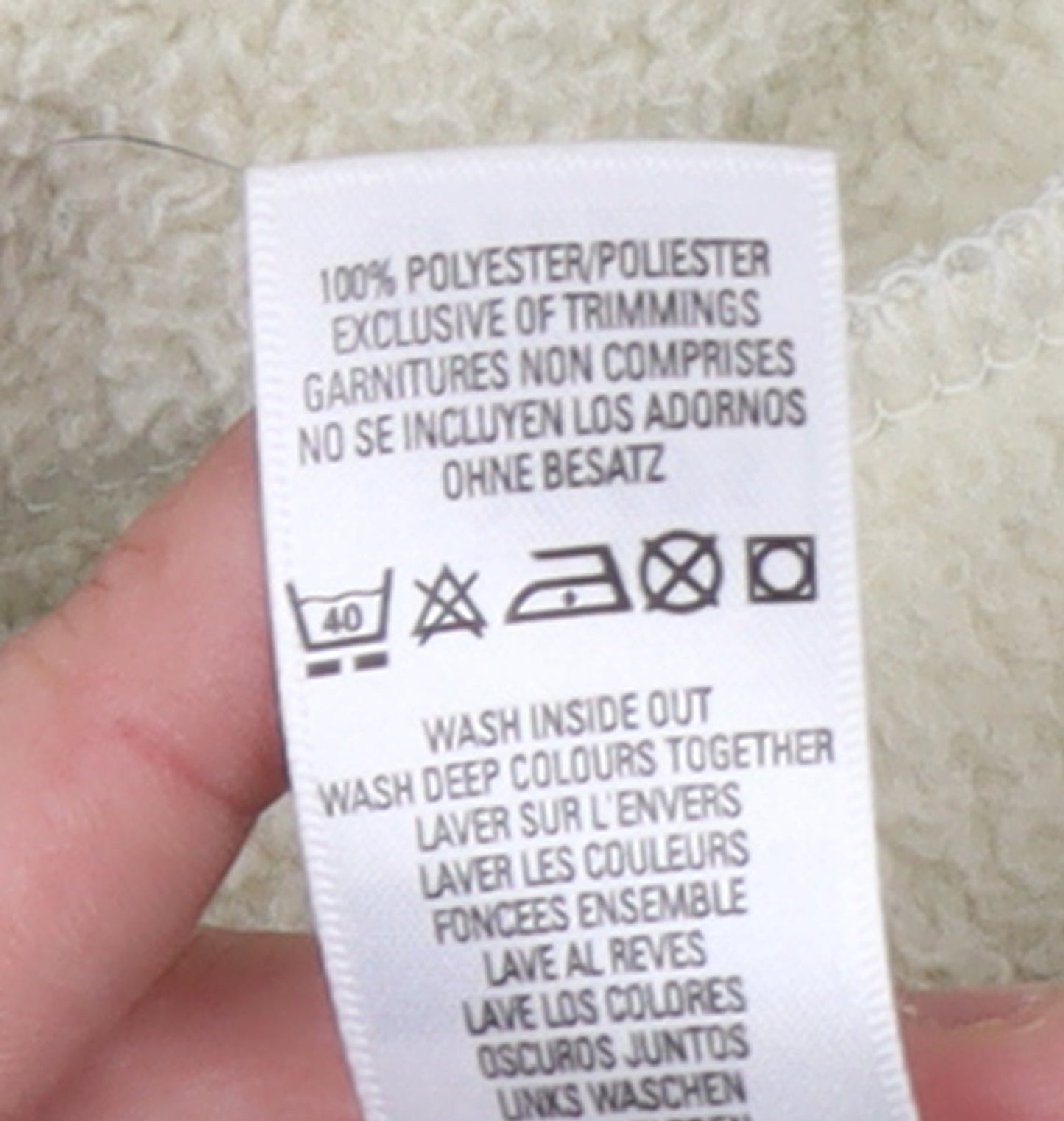 Marks and Spencer Women Beige Full Zip Hooded Fleece Jacket UK 14
