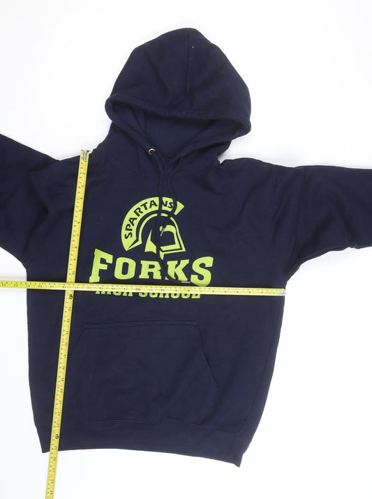Prairie Mountain Men's Blue Forks High School Pullover Hoodie M