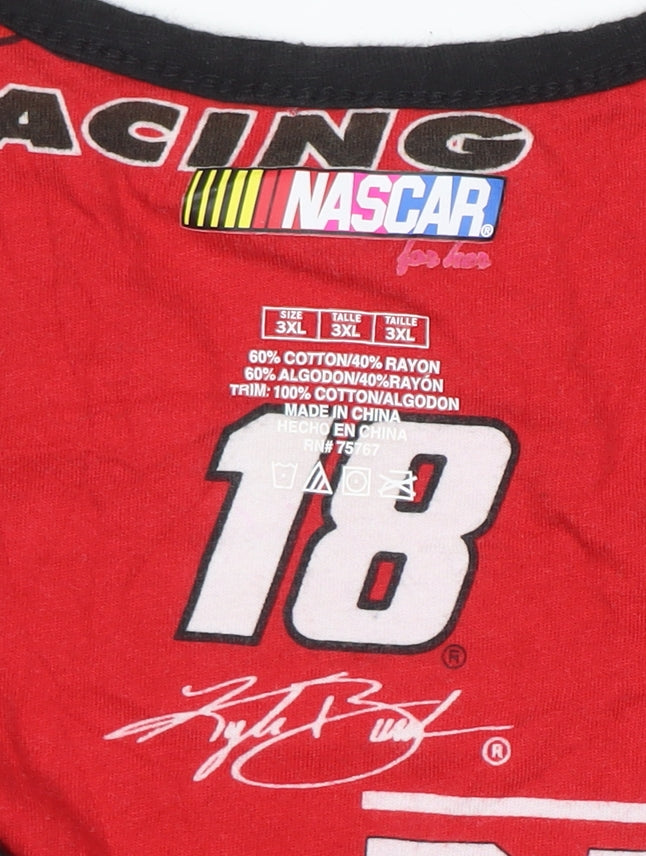 NASCAR Men’s Black 3XL Sleeveless Racing Graphic T-Shirt