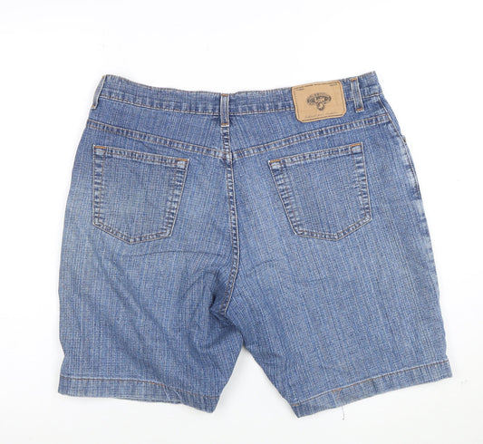 Lee Men's Blue Denim Chino Shorts Size 34 Regular Casual