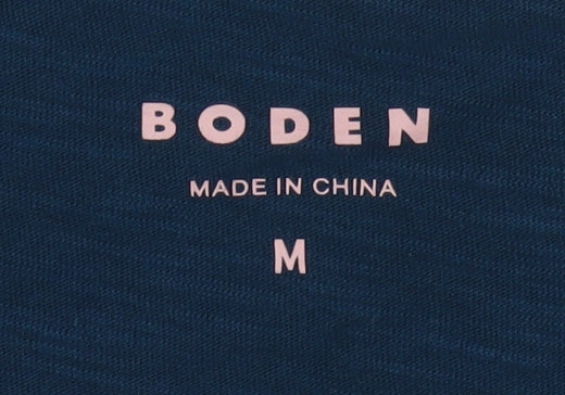 Womens UK Size M Boden Blue Basic T-Shirt