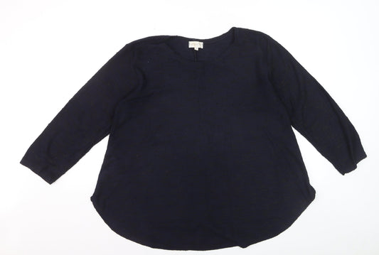 Apricot Women's Black Knit 3/4 Sleeve Basic Blouse S
