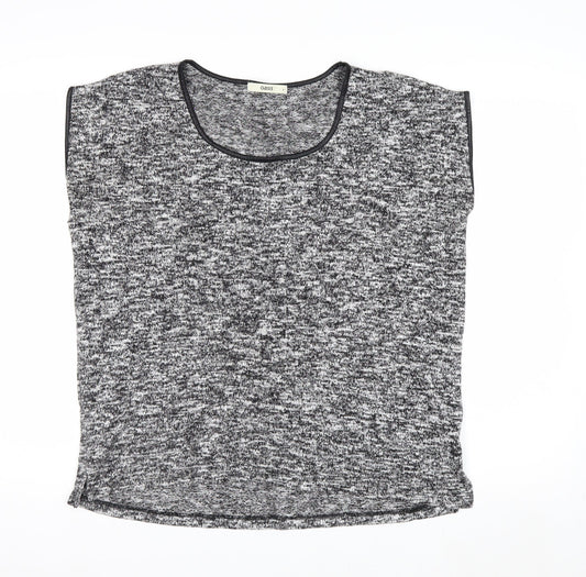 Oasis Women’s Grey Knit Sleeveless Pullover Jumper Size S