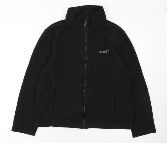 Gelert Men's Black Fleece Full Zip Outdoor Jacket Size S