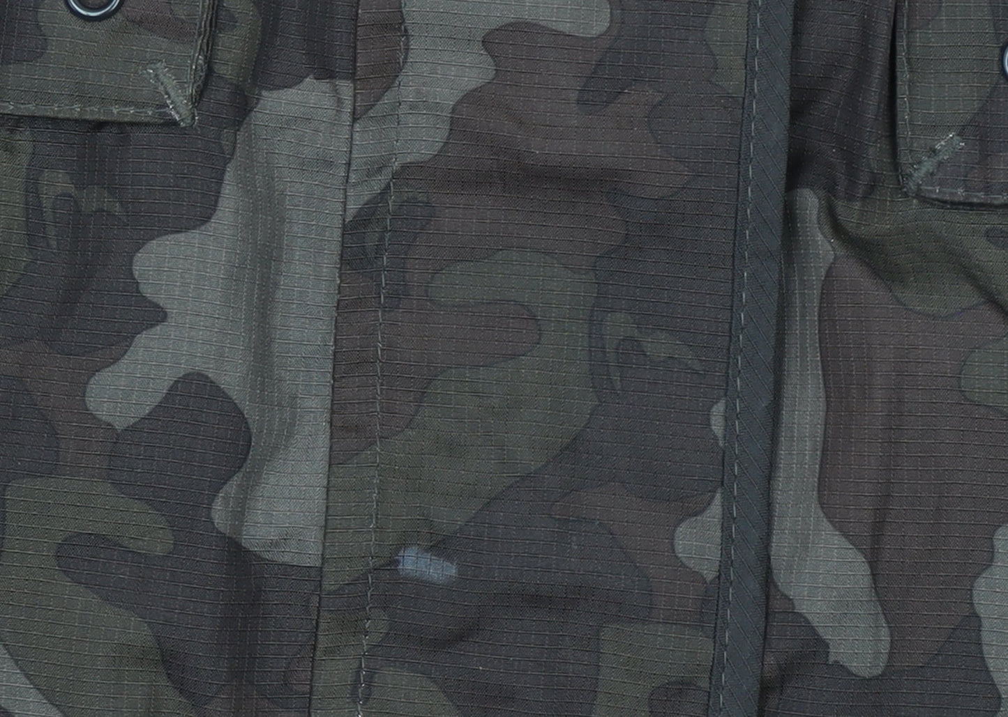 Next Women's Green Camouflage Hooded Military Jacket Size 12