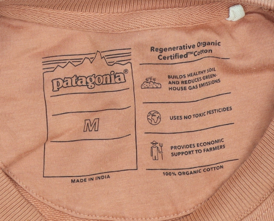 Patagonia Women’s Brown Organic Cotton Crew Neck Sweatshirt M