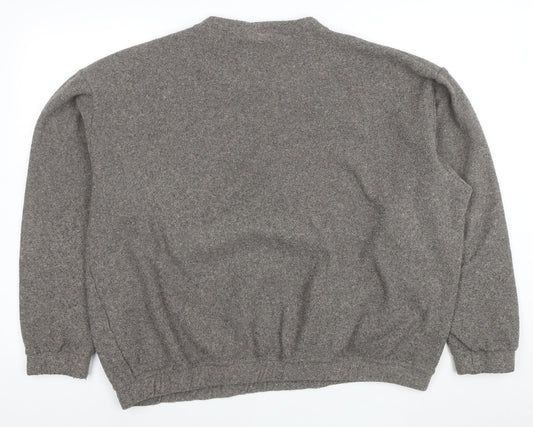 Rohan Womens Grey Fleece Pullover Sweatshirt XL Warm Casual