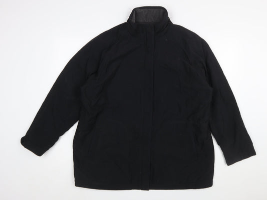 Marks and Spencer Women's Black Size 16 Parka Jacket