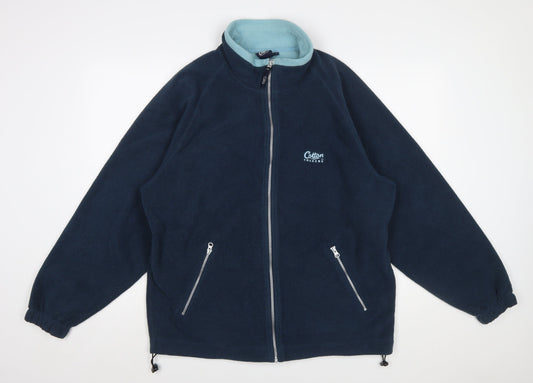 Cotton Traders Men’s Blue Fleece Full Zip Jacket Size M
