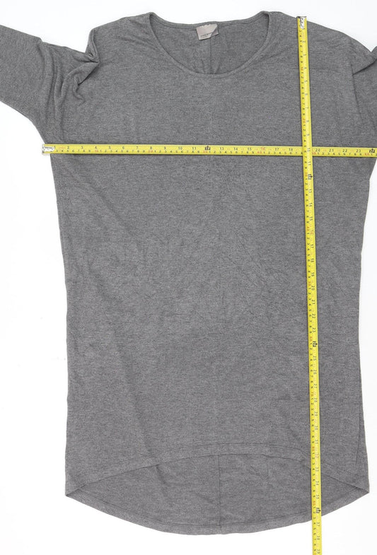 Vero Moda Women’s Grey Jersey T-Shirt Dress Size L Casual