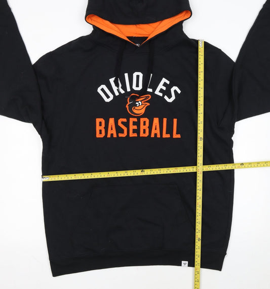 Fanatics Men’s Black XL Pullover Hoodie Orioles Baseball Sportswear