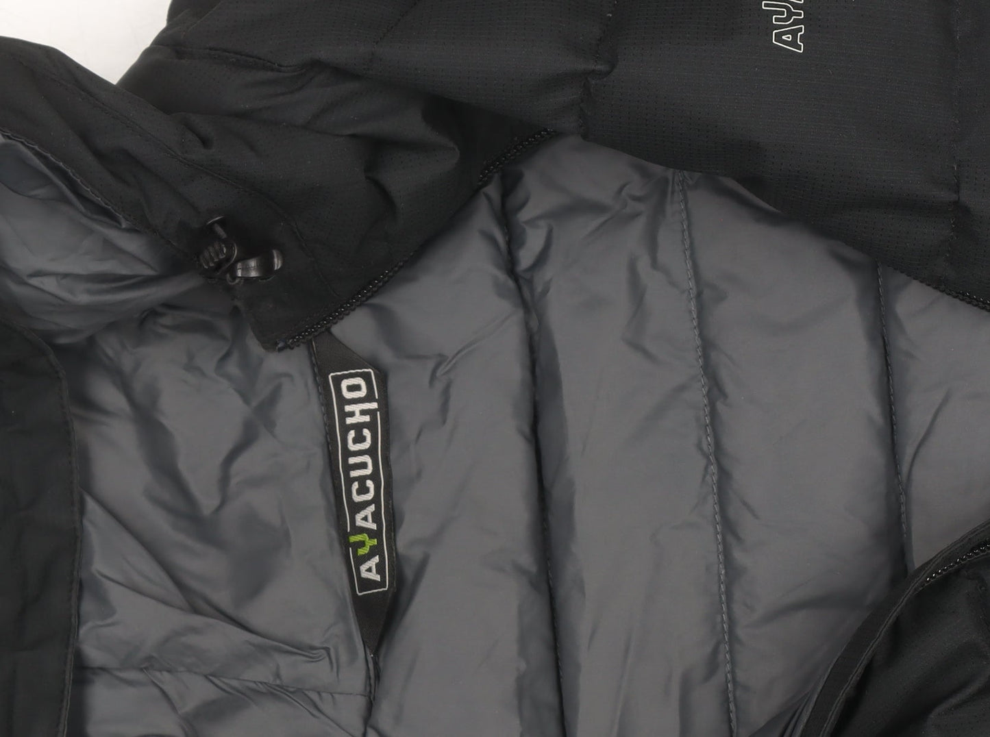 Ayacucho Men's Black Hooded Puffer Jacket M Outdoor Winter Coat