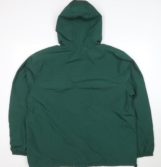 Charles River Apparel Men’s Green XL Hooded Windbreaker Jacket