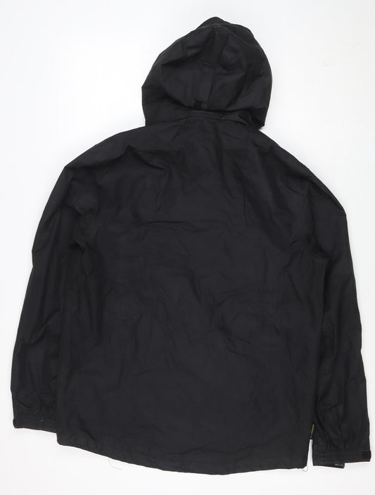Gelert Men's Black XS Waterproof Hooded Rain Jacket