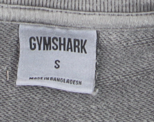 Gymshark Men's Grey 1/4 Zip Pullover Sweatshirt Size S