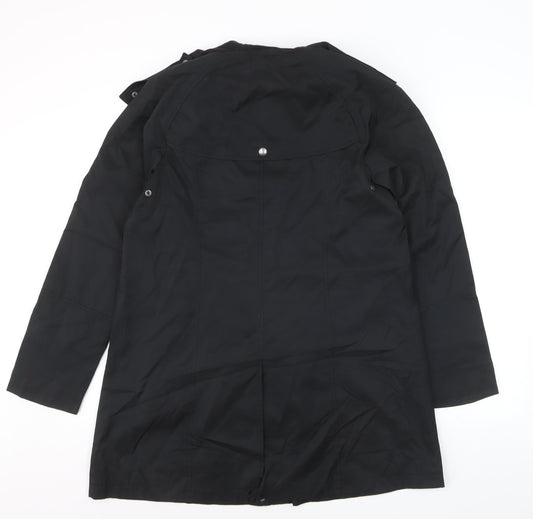 Tommy Hilfiger Men's Black Waterproof Hooded Rain Coat Size S