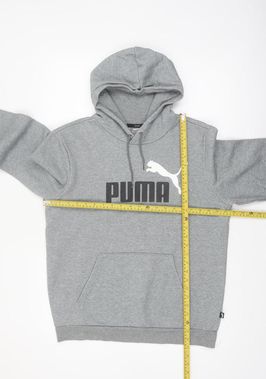 Puma Mens Grey Pullover Hoodie Regular Fit M Sportswear