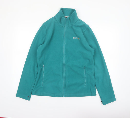 Regatta Women's Green Fleece Full Zip Jacket UK 12
